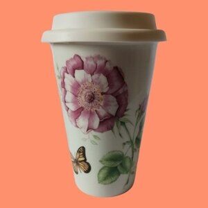 Lenox butterfly meadow thermal travel mug with lid
